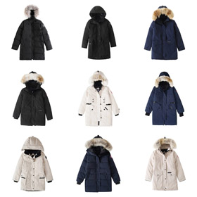 Canada Goose Trillium Ski Season Windproof Waterproof Warm Long Hooded Down Jacket-4281