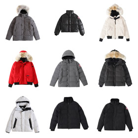 Canada Goose Wyndham Series Windproof Waterproof Parka Zipper Down Jacket-4282
