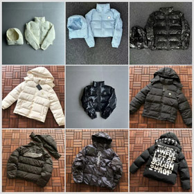 PRADA Gucci solid color short hooded down jacket-4290